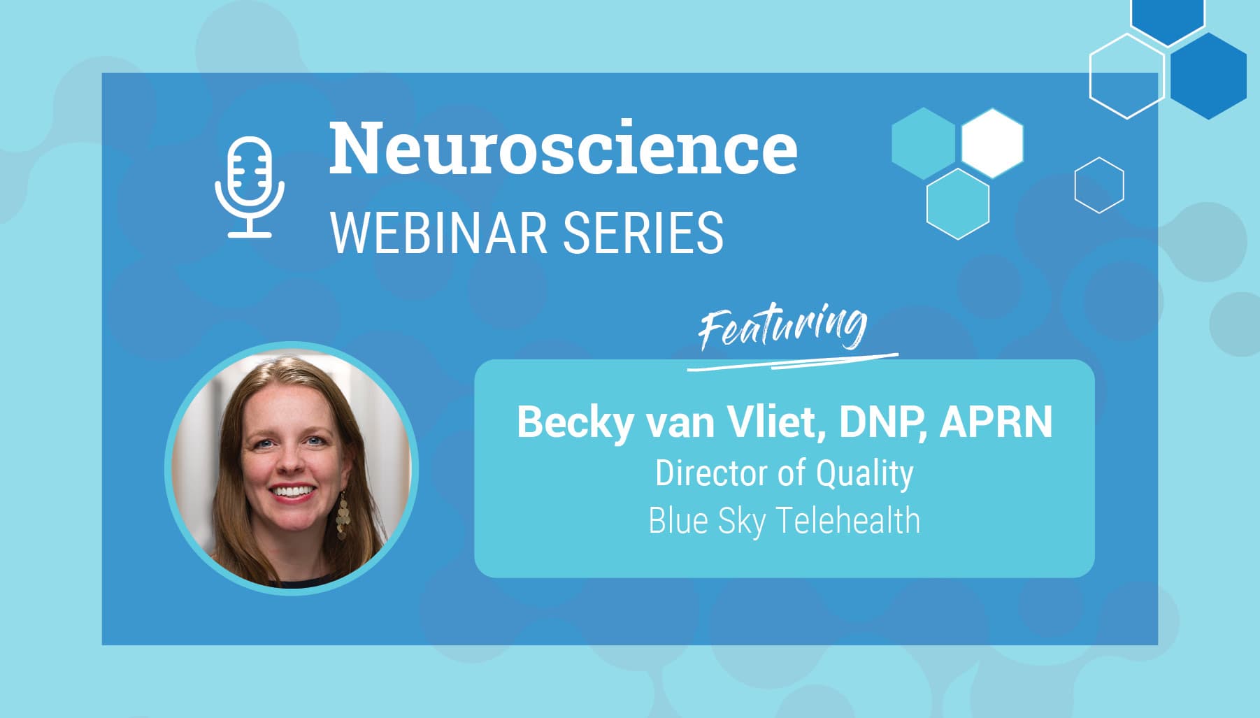 Webinar thumbnail featuring Becky Van Vliet