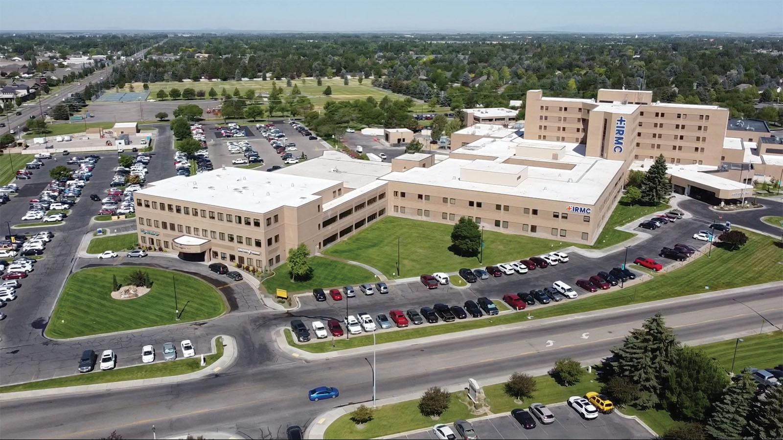 Drone shot of Eastern Idaho Regional Medical Center